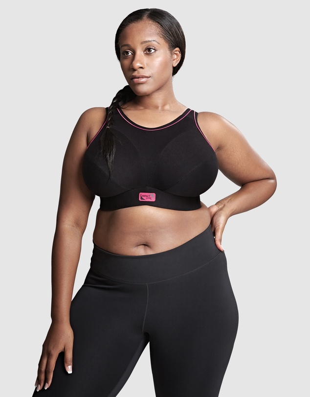 Royce Lingerie - Impact Free 100% Cotton High Neck Wirefree Sport Bra