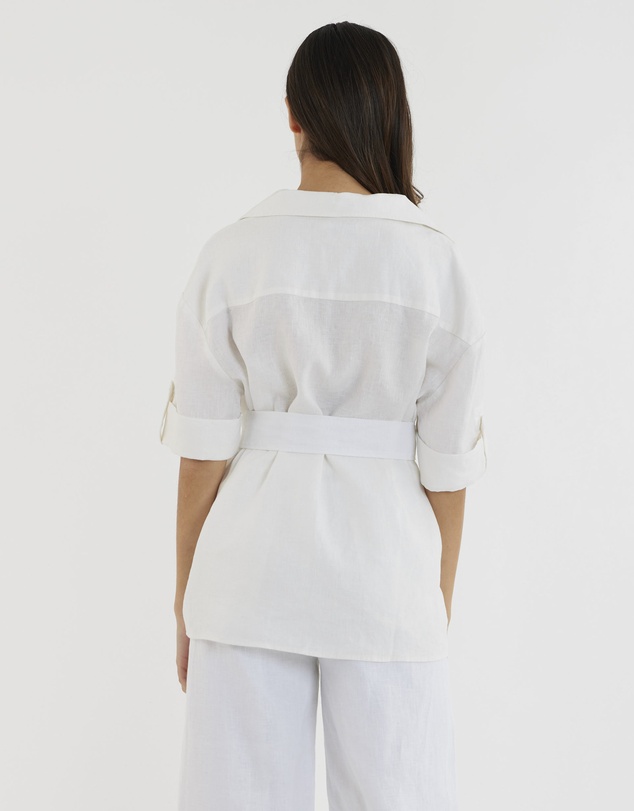 Amelius - Jade Oversized Linen Shirt