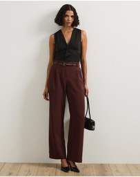 Atmos&Here - Eve Tailored Straight Leg Pants