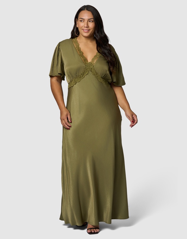 Sunday In The City - Electric Guitars Maxi Dress