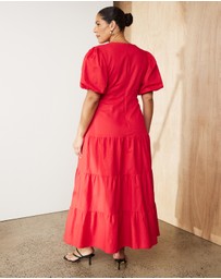 Atmos&Here Curvy - Penelope Tiered Maxi Dress