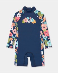 Roxy - Girls 2 to 7 Morning Flowers Springsuit