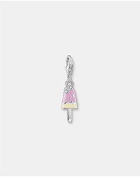 THOMAS SABO - Charm Pendant Popsicle with White Stones Silver