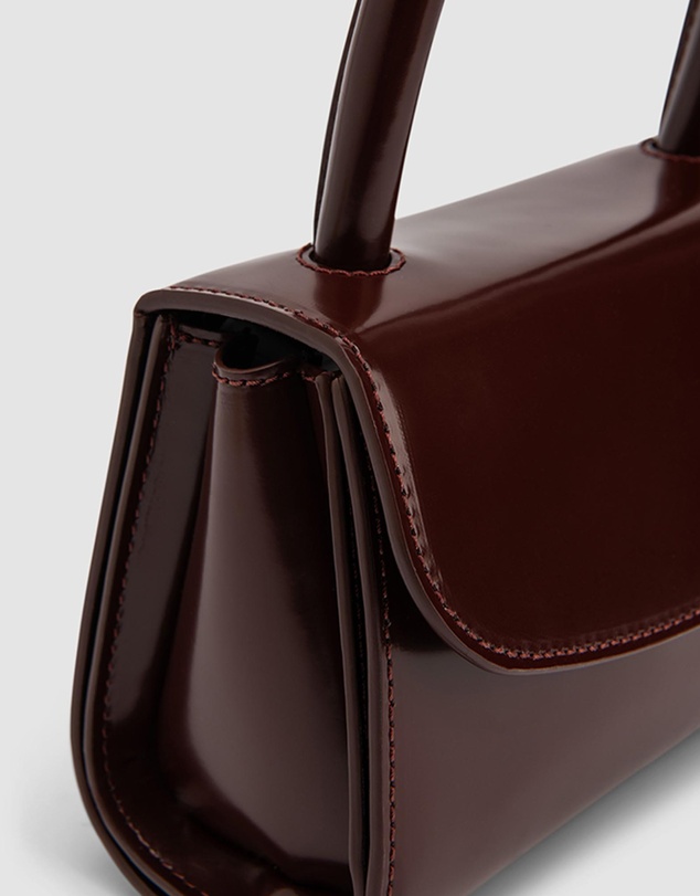 By Far - Mini 2.0 Semi Patent Leather Bag