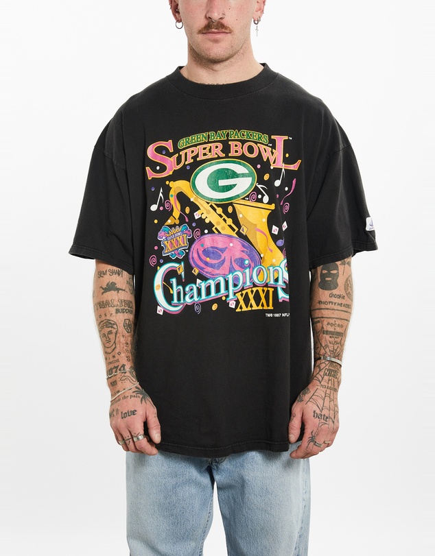 Vintage by The Real Deal - Pre Loved - 1997 NFL Green Bay Packers 'Super Bowl' Tee