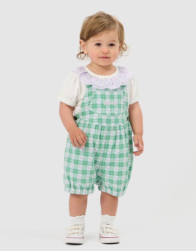 Goldie + Ace - Gingham Bubble Overall - ICONIC EXCLUSIVE - Babies