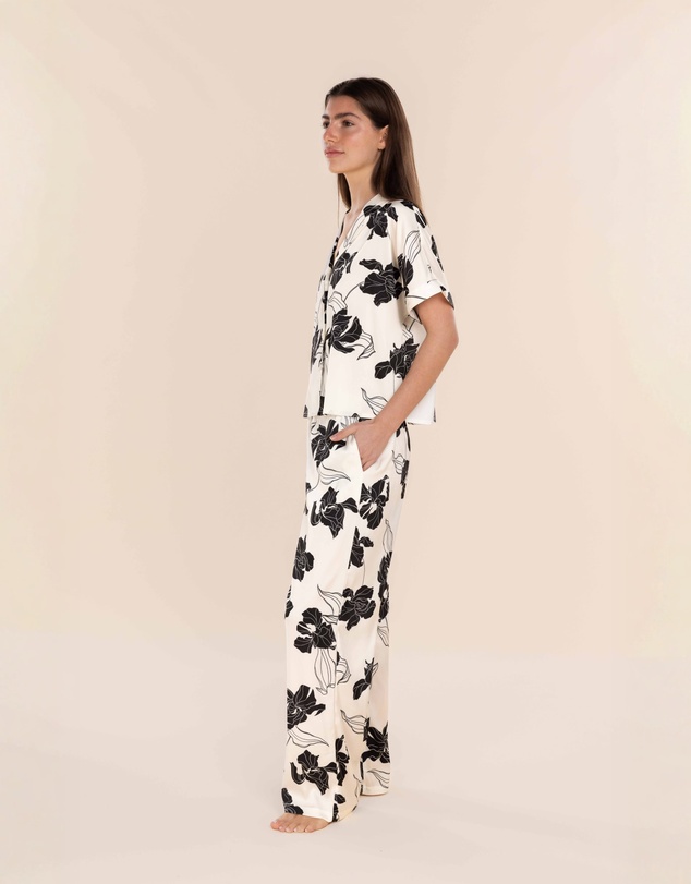 Gingerlilly - Wren Recycled Silky Satin Floral PJ