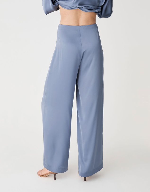 Forcast - Asma Satin Wide Leg Pants