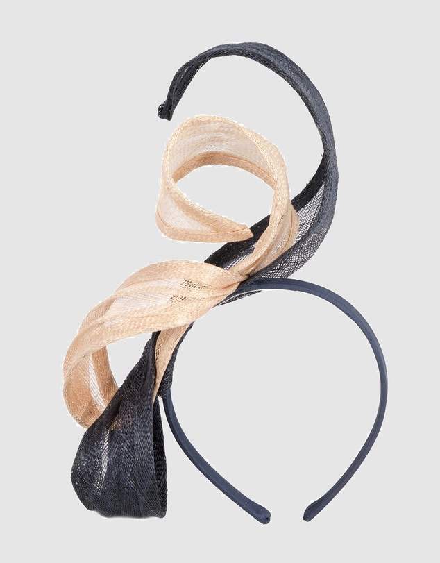 Max Alexander - Sculptured Sinamay Fascinator Headband
