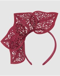 Max Alexander - Laser-Cut Leaf Fascinator
