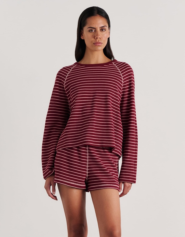 Jag - Milly Waffle Long Sleeve Tee