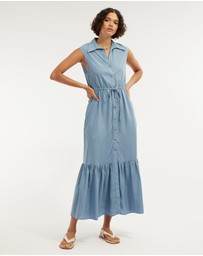 Amelius - Kate Buttoned Maxi Dress