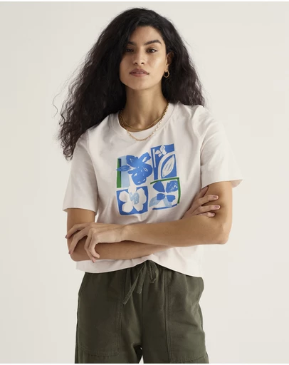 Seasalt - Seasalt Cornwall White Copseland T-Shirt