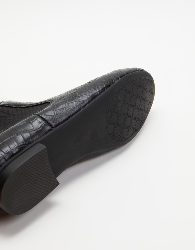 Mia Vita - Sally Chelsea Boot - Black Croc