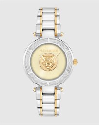 Plein Sport - OPIUM 34mm Silver Tone Analogue Watch