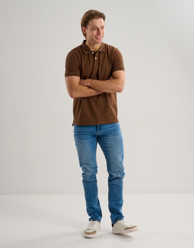 3 Wise Men - 3 Wise Men Portland Polo Shirt - Chocolate