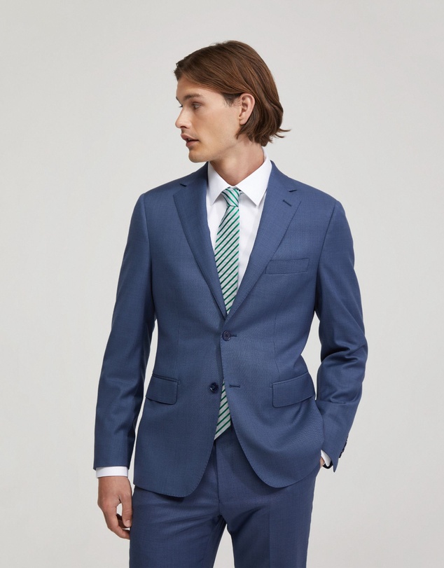 Oxford - Byron Luxury Half Canvas Wool Suit Jacket