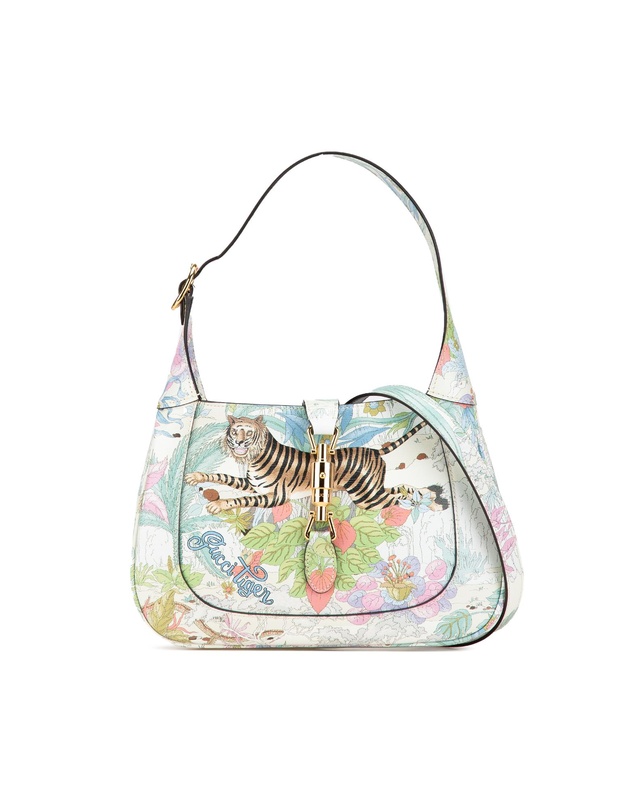 Pre-Loved by Azura Reborn - Pre-Loved gucci Gucci Tiger Crossbody Floral Print Bag