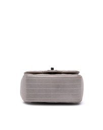 Pre-Loved by Azura Reborn - Pre-Loved Mini Square Classic Chevron Iridescent Calfskin Single Flap
