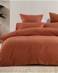Bambury - Luna Jacquard Polycotton Quilt Cover Set