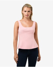 Forcast - Nikki Peplum Top