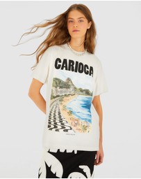 Farm Rio - Landscape Carioca Relaxed T-Shirt