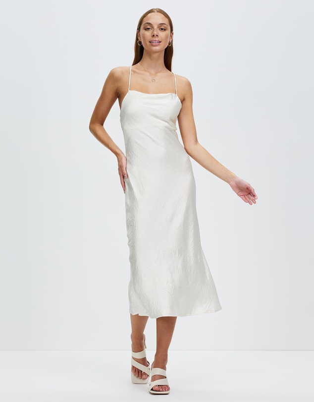 Third Form - Crush Bias Cowl Slip Dress