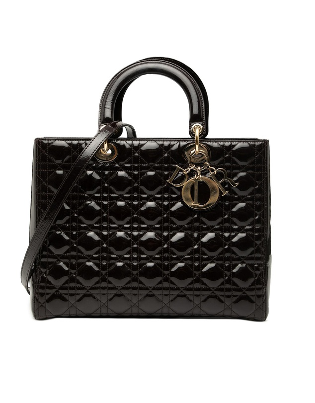 Pre-Loved by Azura Reborn - Pre-Loved Large Patent Cannage Lady Dior