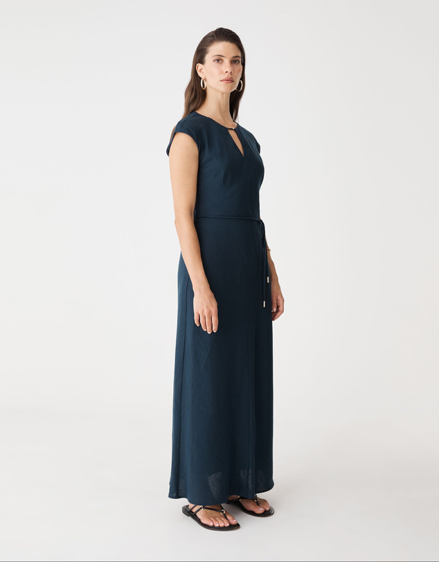 Forcast - Phoebe Linen Blend Maxi Dress