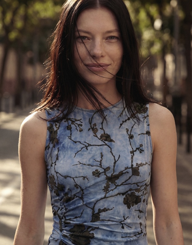 Desigual - Flocked Midi Dress