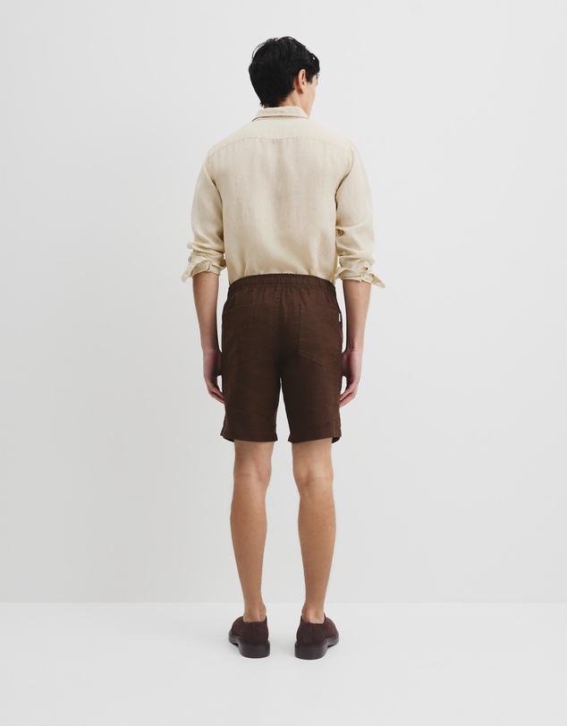 Country Road - Organically Grown Linen Drawcord Short