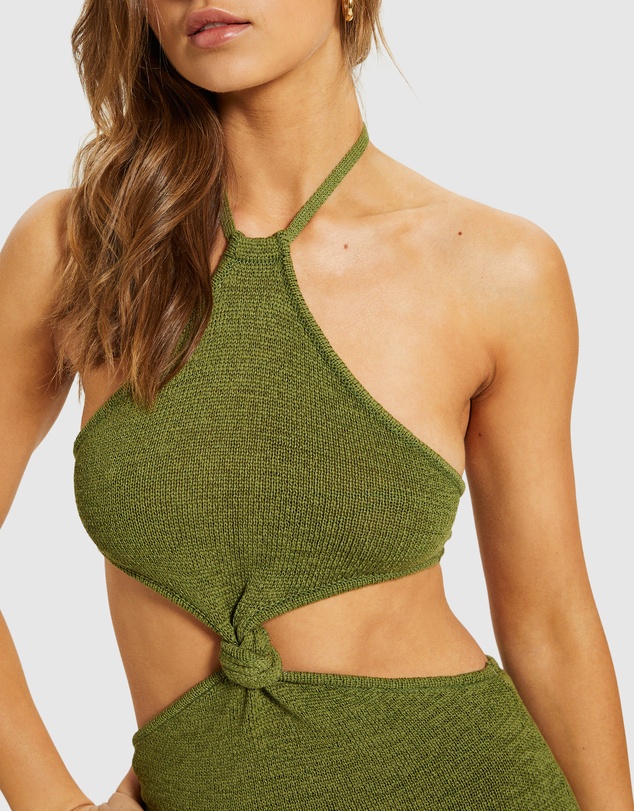 Subtitled - Jayla Knot Front Knit Dress