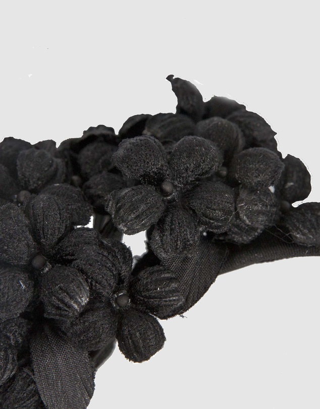 Max Alexander - Black Flower Fascinator Headband