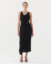 Third Form - Stirling Twist Cross Over Midi Dress