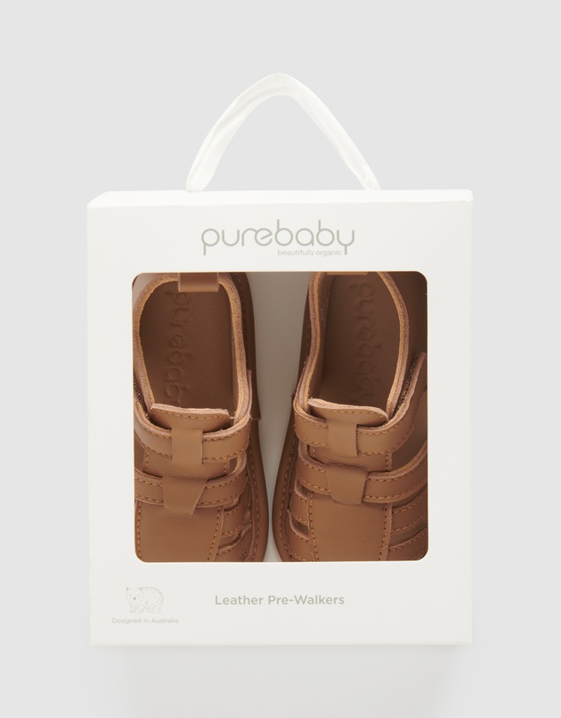 Purebaby - Leather Sandals-Kids-Babies