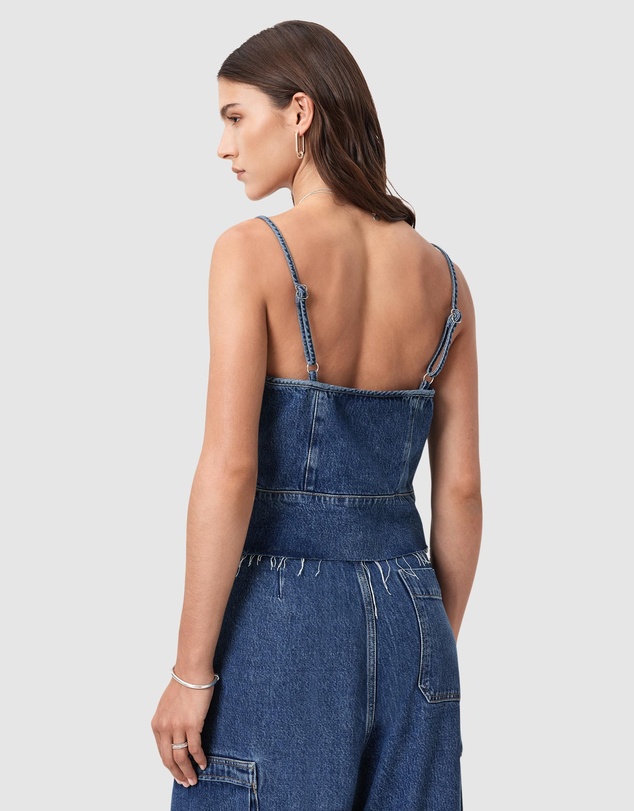 AllSaints - Lilah Denim Top