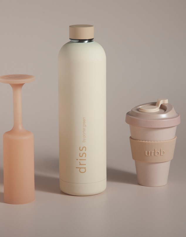 porter green - urbb biodegradable bamboo coffee cup