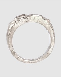 Haze & Glory - ICONIC EXCLUSIVE - Ring Signet Quartz Citrine Gemstone 925 Sterling Silver