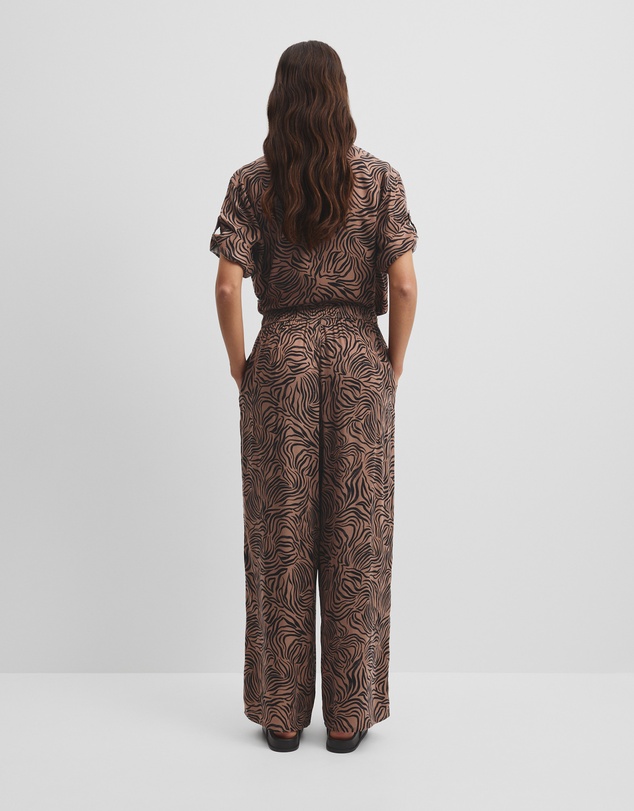 Country Road - Print Pull On Cupro Pant