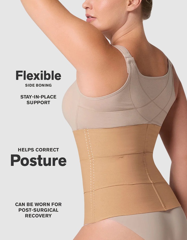 Leonisa - 3-Band Faja Waist Cincher With Back Support