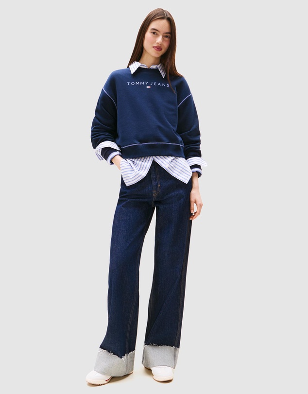 Tommy Jeans - Relax Stitch Linear Crew Sweatshirt