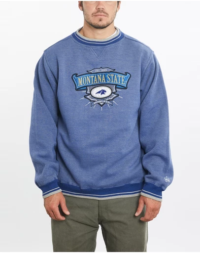 Vintage by The Real Deal - Pre Loved - Vintage 90s NCAA Montana State Bobcats Sweatshirt