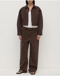 Assembly Label - Cropped Denim Jacket
