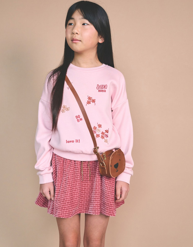 NONO - Konono Soft Embroidered Sweatshirt - Kids-Teens