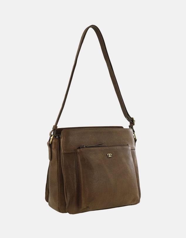 Pierre Cardin - Pierre Cardin Leather Cross Body Bag