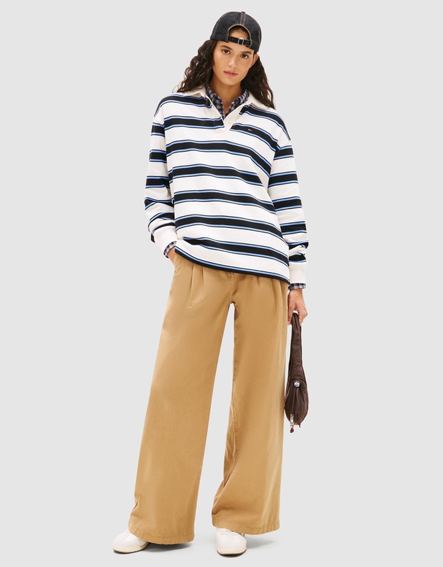 Tommy Jeans - Relaxed Sflag Stripe Rugby Polo