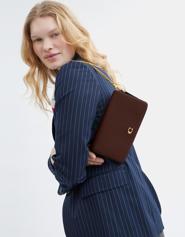 Coach - Polished Pebble Leather Essential Crossbody Bag