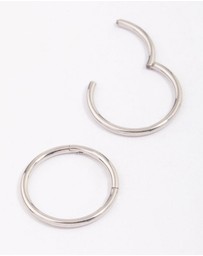 Lovisa - Surgical Steel Sleeper Hoop Earrings 12mm