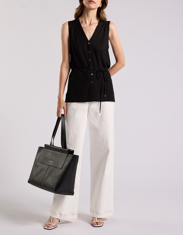David Lawrence - Jordan Silk Blend Knit Vest
