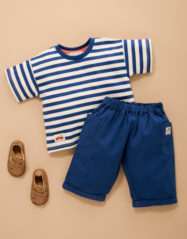 Purebaby - Basic Heavy Weight Tee-Kids-Babies